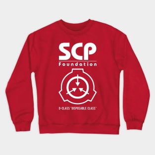 SCP D-Class - white Crewneck Sweatshirt